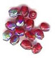 Half Rainbow Glass Beads - click here for large view